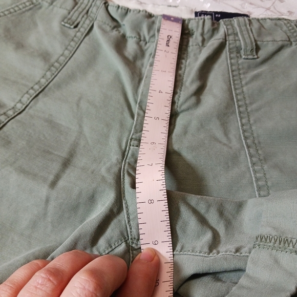 GAP Green Cotton Utility Shorts Size 2 - Picture 4 of 8